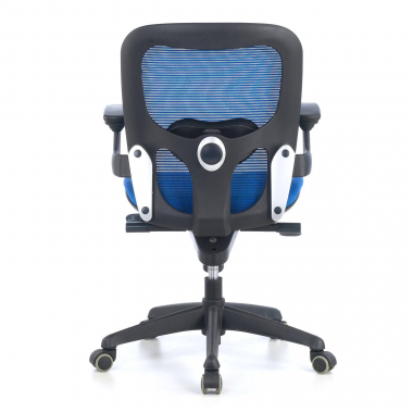 ergonomischer burostuhl blau burostuhl netzstoff bewegliche armlehnen lordosenstutze 7