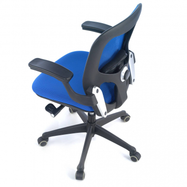 ergonomischer burostuhl blau burostuhl netzstoff bewegliche armlehnen lordosenstutze 8