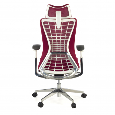 ergonomischer burostuhl rot miller netzstoff 3d verstellbare armlehnen 6