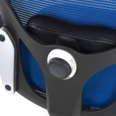 ergonomischer burostuhl blau burostuhl netzstoff bewegliche armlehnen lordosenstutze 6