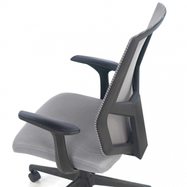 drehstuhl grau archer netzstoff feste armlehnen lordosenstutze 7