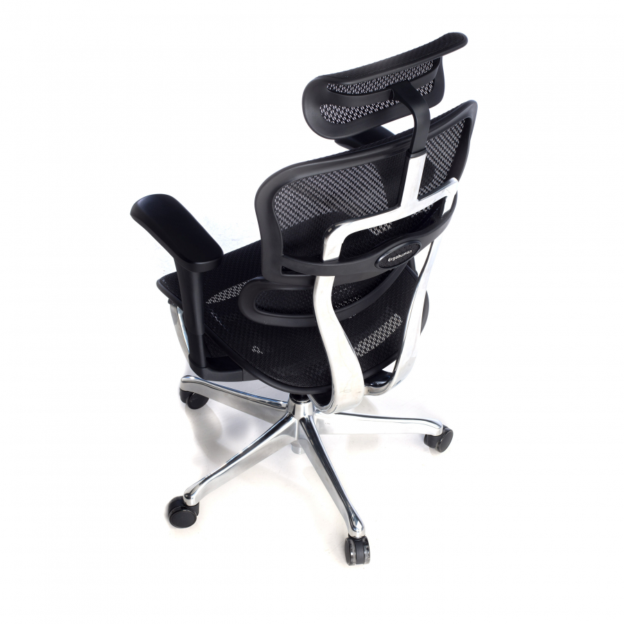 Ergonomischer Stuhl Ergohuman Edition I, Premium-Modell, mit Fußstütze