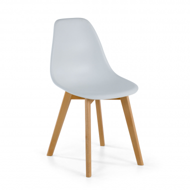 skandinavischer burostuhl weiss bergen kunststoff ohne armlehnen 1