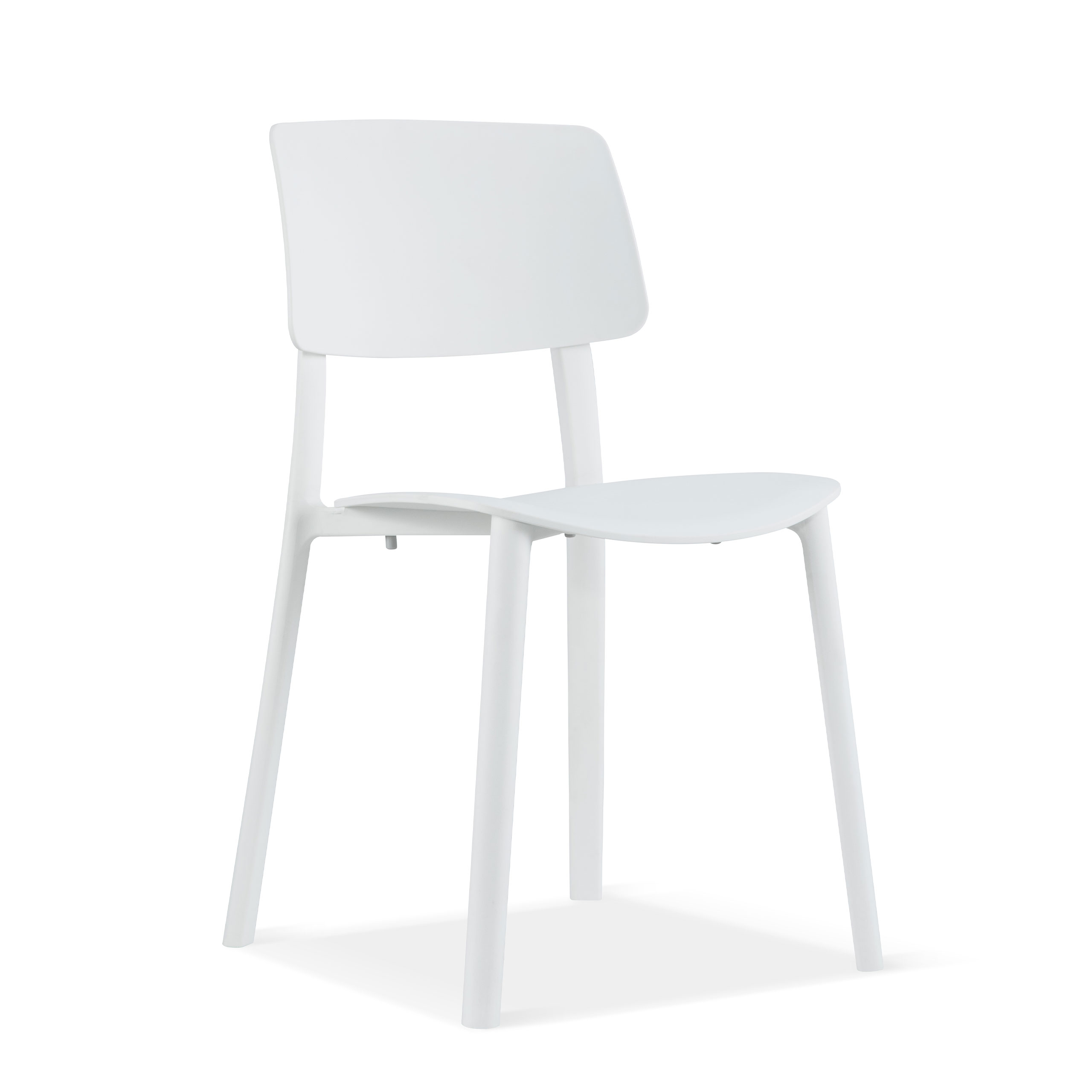 Konferenzstuhl Etna, minimalistisches und stapelbares Design