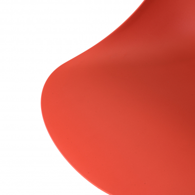 besprechungsstuhl rot pyramidenbasis kunststoff ohne armlehnen 9