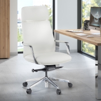 Chefsessel Prestige, hohe Rückenlehne, echtes Leder