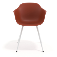 Gästestuhl Glamm, 4 Beine, umhüllendes Design