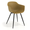 Gästestuhl Glamm, 4 Beine, umhüllendes Design