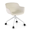 Drehstuhl Ores mit Rollen, modernes Design, Kunstleder
