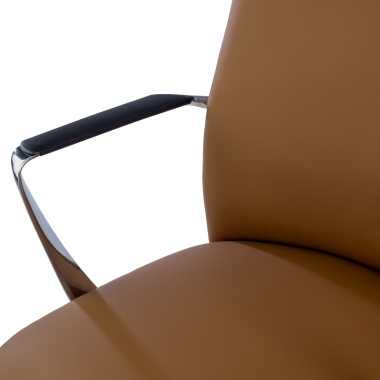 chefsessel beige hoher rucken kunstleder feste armlehnen 9
