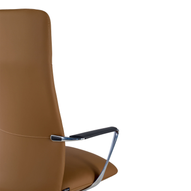 chefsessel beige hoher rucken kunstleder feste armlehnen 10
