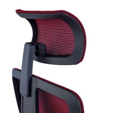 ergonomischer burostuhl rot quick netzstoff 3d verstellbare armlehnen lordosenstutze kopfstutze 9