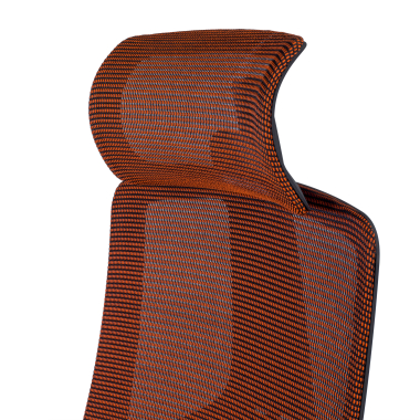 ergonomischer burostuhl orange quick netzstoff 3d verstellbare armlehnen lordosenstutze kopfstutze 10