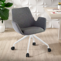Drehstuhl Glamm, mit Rollen, Robust