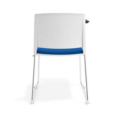 stuhl mit schreibplatte weiss blau mit schreibplatte gepolstert stoff ohne armlehnen 4