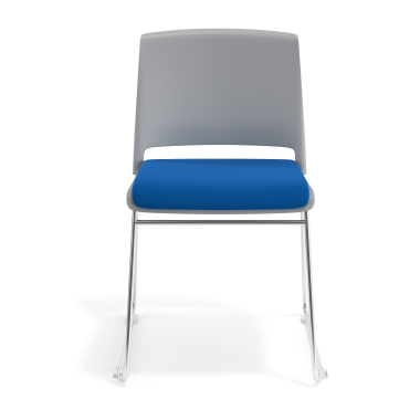 konferenzstuhl grau blau ohne arme gepolstert stoff ohne armlehnen 6