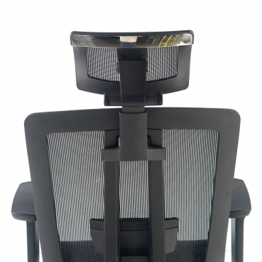 burostuhl schwarz mit kopfstutze netz netzstoff 4d verstellbare armlehnen lordosenstutze kopfstutze 7