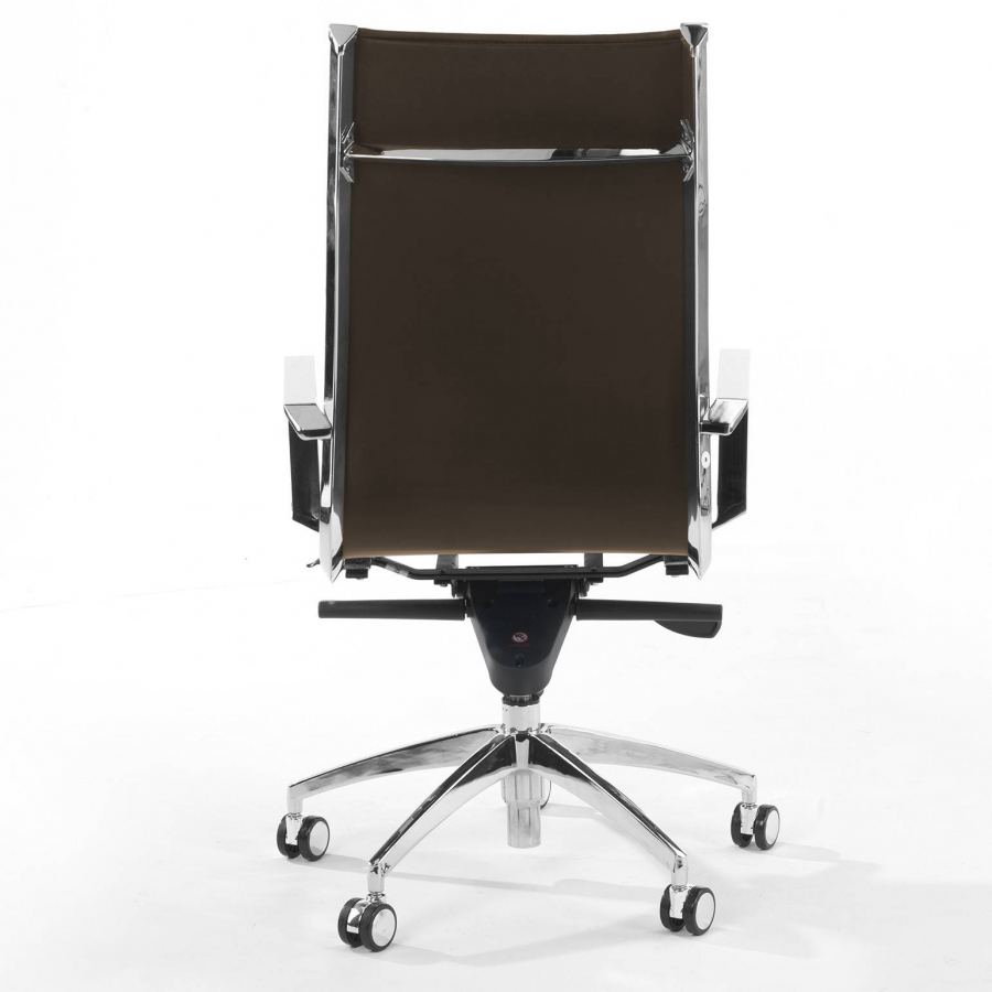 Bürostuhl design Brenton, Stahlrahmen, hohe Rückenlehne 210233 - (Outlet)