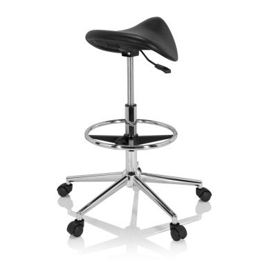 arbeitshocker schwarz ergonomisch kunststoff ohne armlehnen 5