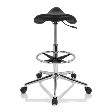 arbeitshocker schwarz ergonomisch kunststoff ohne armlehnen 6