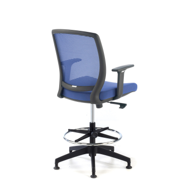 ergonomischer hocker blau hocker netzstoff 1d verstellbare armlehnen 5