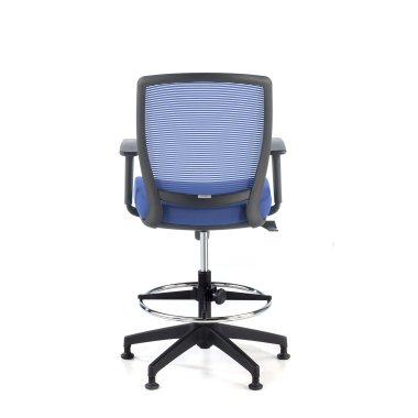 ergonomischer hocker blau hocker netzstoff 1d verstellbare armlehnen 6