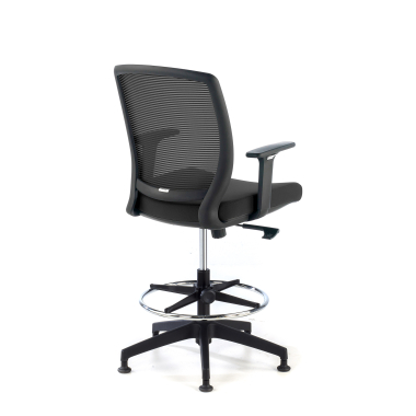 ergonomischer hocker schwarz hocker netzstoff 1d verstellbare armlehnen 5