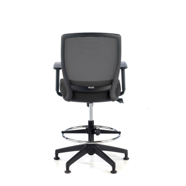 ergonomischer hocker schwarz hocker netzstoff 1d verstellbare armlehnen 6