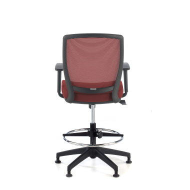 ergonomischer hocker rot hocker netzstoff 1d verstellbare armlehnen 6
