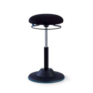 ergonomischer hocker schwarz move stoff ohne armlehnen 1
