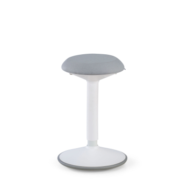 ergonomischer hocker weiss grau activepro stoff ohne armlehnen 4