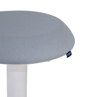 ergonomischer hocker weiss grau activepro stoff ohne armlehnen 5