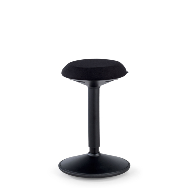 ergonomischer hocker schwarz activepro stoff ohne armlehnen 4