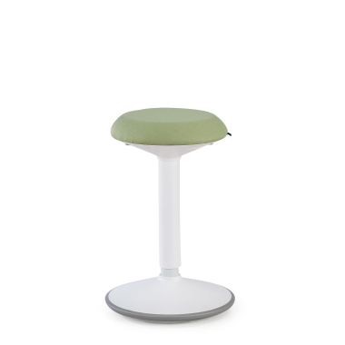 ergonomischer hocker weiss grun activepro stoff ohne armlehnen 4