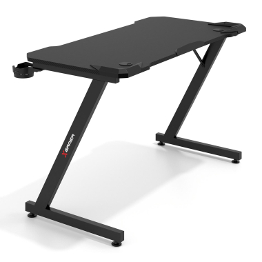 gaming tisch schwarz strike 6