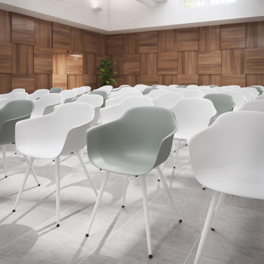 konferenzstuhl weiss anthrazit 4 fusse kunststoff feste armlehnen 2
