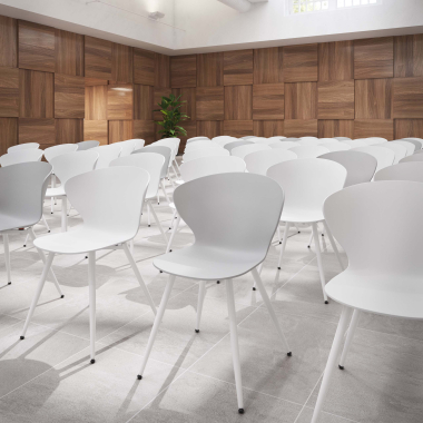 konferenzstuhl weiss grau 4 fusse kunststoff feste armlehnen 2