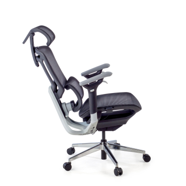 ergonomischer burostuhl schwarz valkyr netzstoff 4d verstellbare armlehnen doppelte lordosenstutze kopfstutze 6