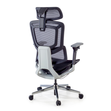 ergonomischer burostuhl schwarz valkyr netzstoff 4d verstellbare armlehnen doppelte lordosenstutze kopfstutze 11