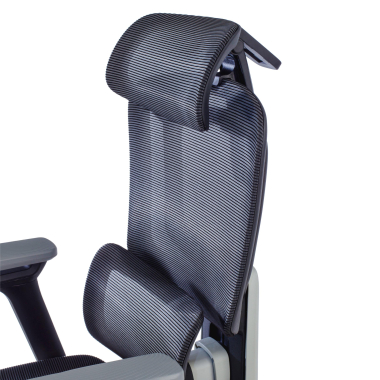 ergonomischer burostuhl schwarz valkyr netzstoff 4d verstellbare armlehnen doppelte lordosenstutze kopfstutze 7