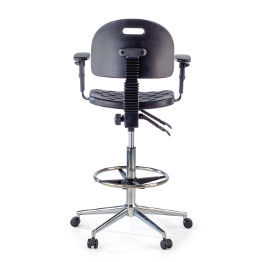 arbeitshocker schwarz hocker mit armlehnen kunststoff ohne armlehnen 7