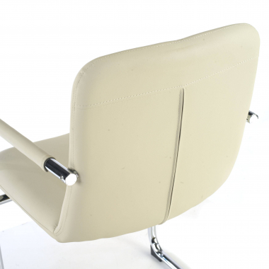 outlet burostuhl beige dallas kunstleder feste armlehnen 6