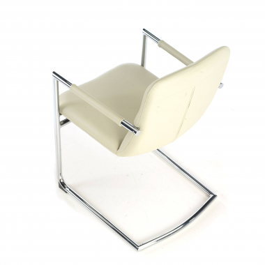 outlet burostuhl beige dallas kunstleder feste armlehnen 4