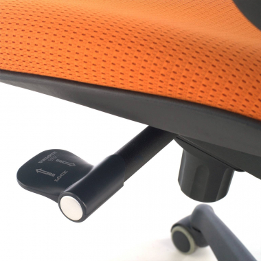outlet burostuhl orange amira netzstoff bewegliche armlehnen 5