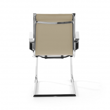 outlet burostuhl beige brenton kunstleder feste armlehnen 7
