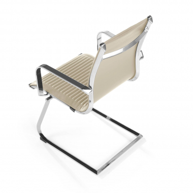 outlet burostuhl beige brenton kunstleder feste armlehnen 8
