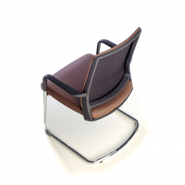 outlet burostuhl braun bali kunstleder feste armlehnen 9