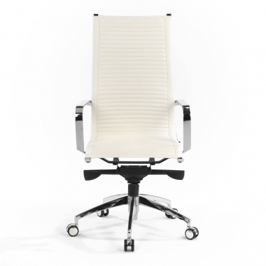 outlet burostuhl weiss brenton kunstleder feste armlehnen 3