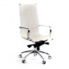 Design Bürostuhl Brenton, Stahlrahmen, hohe Rückenlehne 210874 - (Outlet)