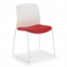 Konferenzstuhl Swing, stapelbar, gepolsterter Sitz 210879 - (Outlet)